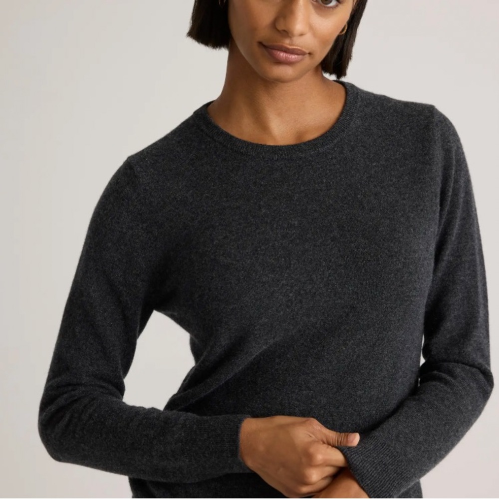Quince Mongolian Cashmere Crewneck Sweater